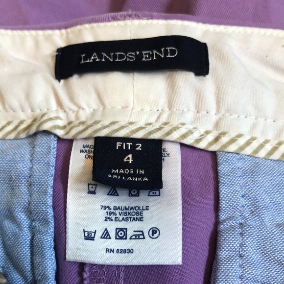 END OF YEAR SALE! | Purple Lands End Shorts - Picture 3 of 3